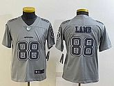 Youth Dallas Cowboys #88 CeeDee Lamb Grey Atmosphere Fashion 2022 Vapor Untouchable Stitched Nike Limited Jersey,baseball caps,new era cap wholesale,wholesale hats